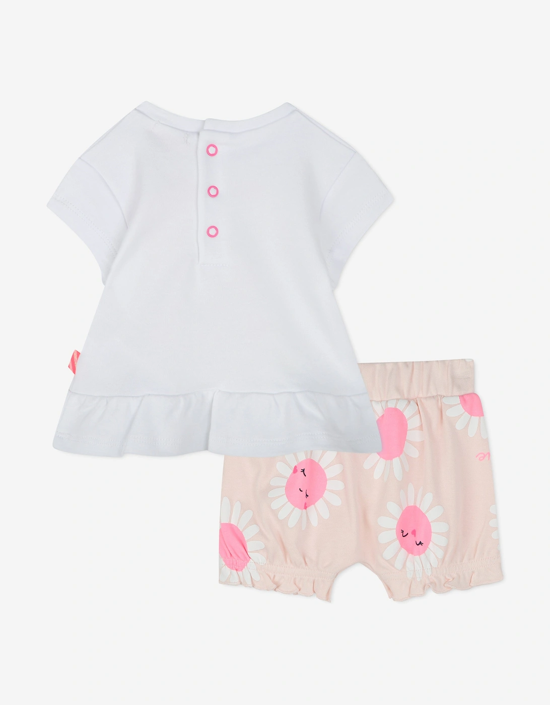 Billieblush Baby Girls Daisy Short Set in Pink