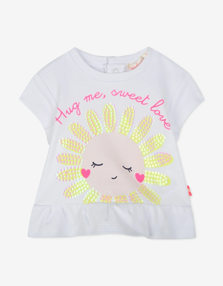 Billieblush Baby Girls Daisy Short Set in Pink