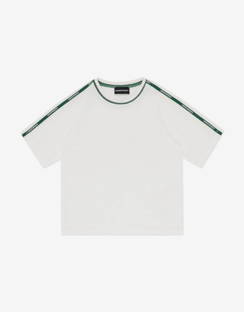 Boys Logo Tape Short Set in Green
