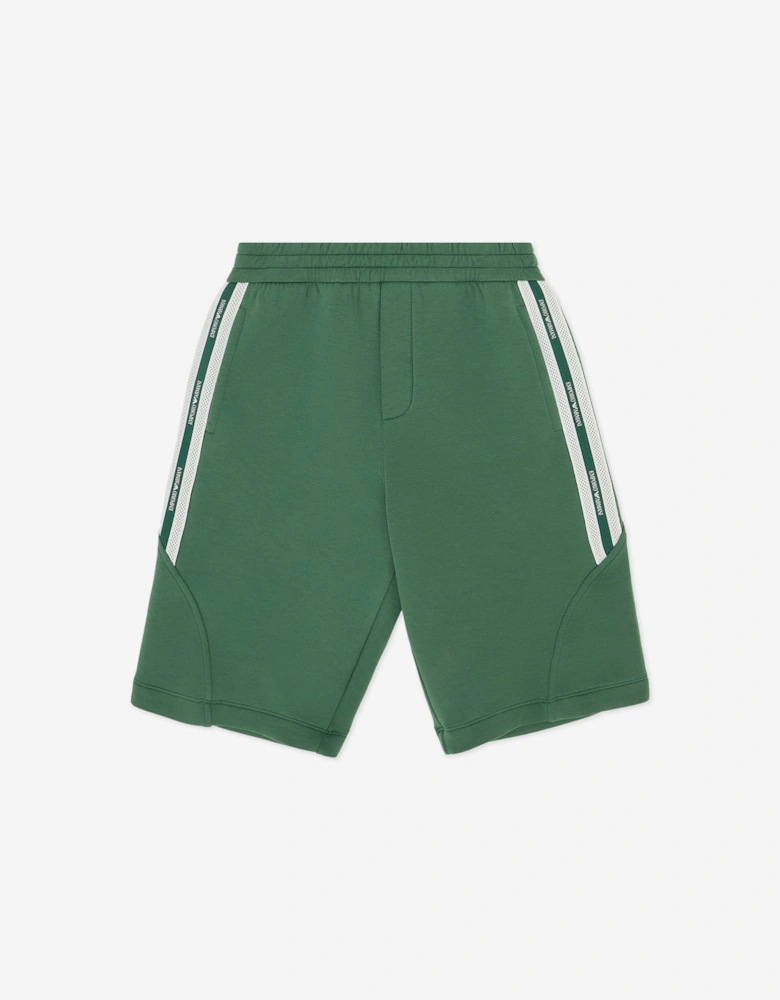 Boys Logo Tape Short Set in Green