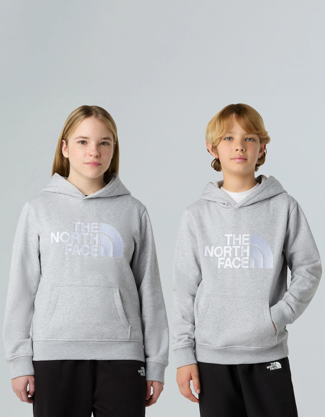 Kids Drew Peak Hoodie in Grey