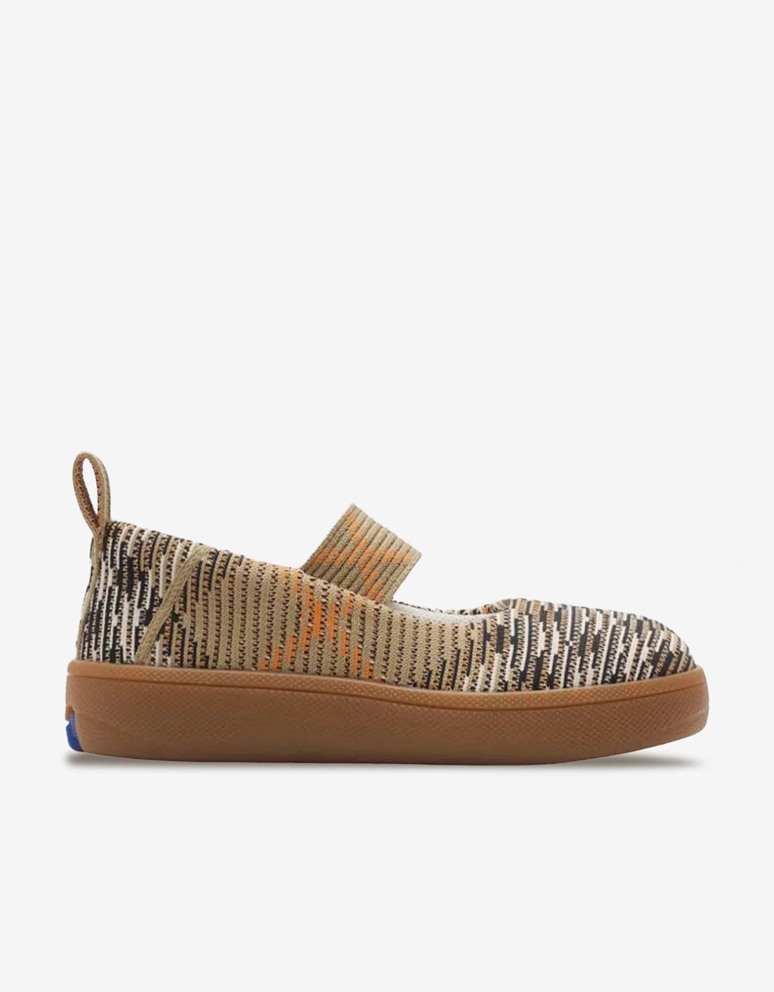 Girls Check Sutton Pumps in Beige, 5 of 4