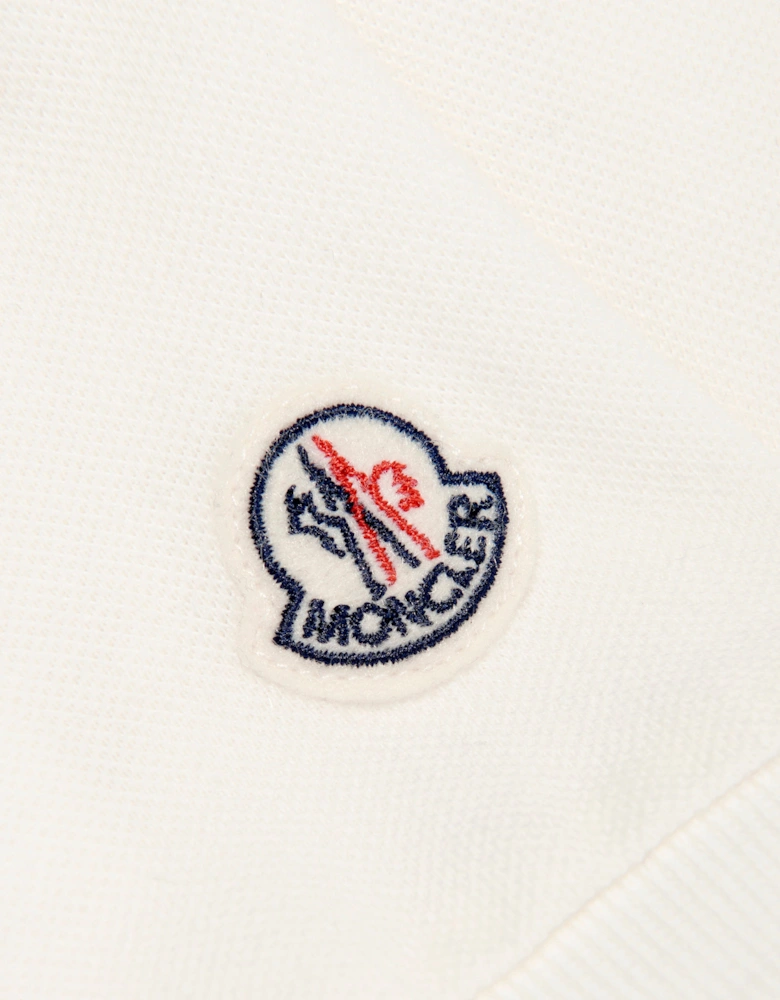 Enfant Girls Logo Polo Dress in White