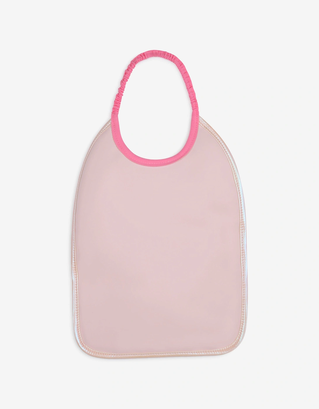 Billieblush Baby Girls Iridescent Quilted Bib in Pink