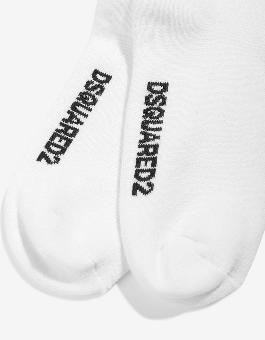 Kids Icon Logo Socks in White