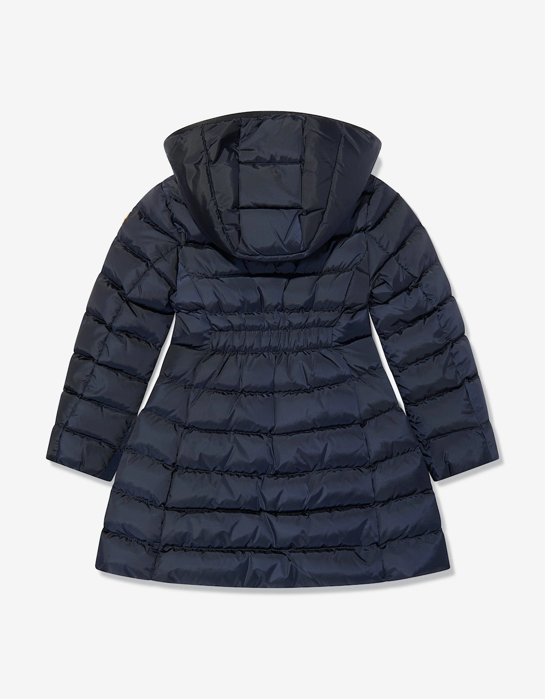 Enfant Girls Down Padded Charpel Long Coat in Navy