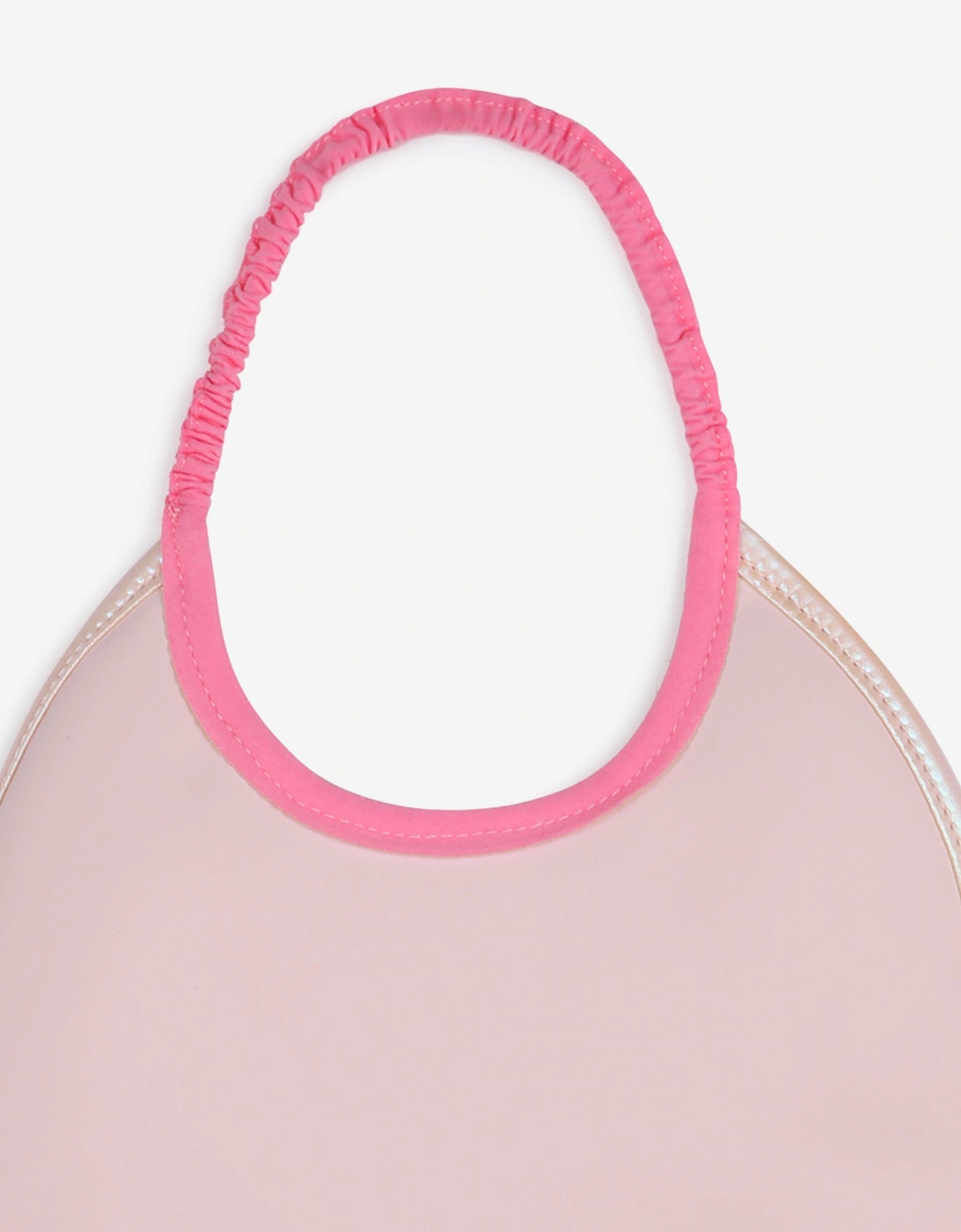 Billieblush Baby Girls Iridescent Quilted Bib in Pink