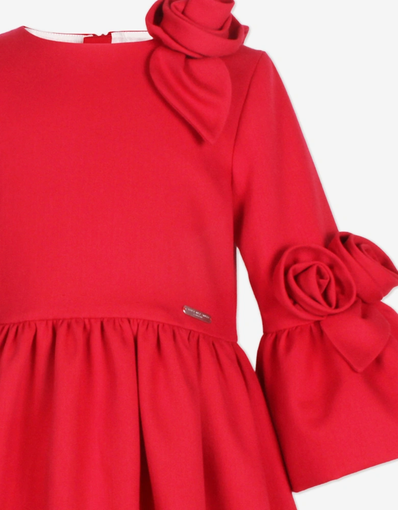 Girls Juliet Dress in Red