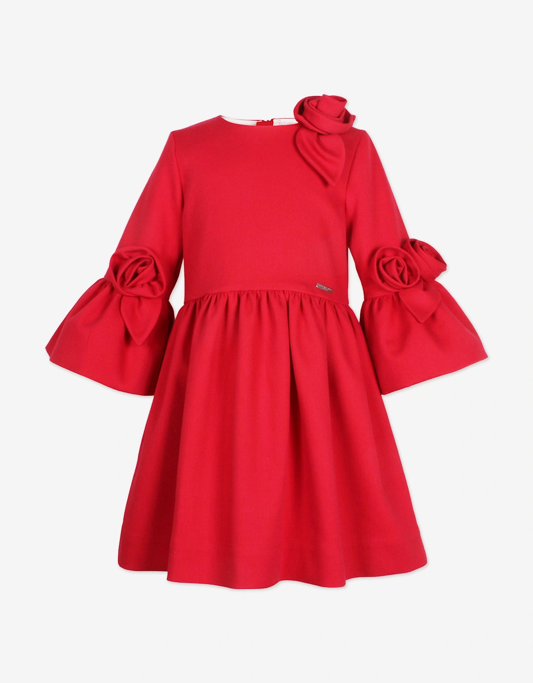 Girls Juliet Dress in Red, 5 of 4