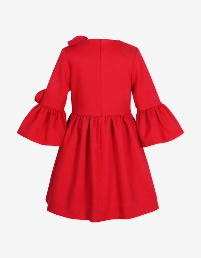 Girls Juliet Dress in Red