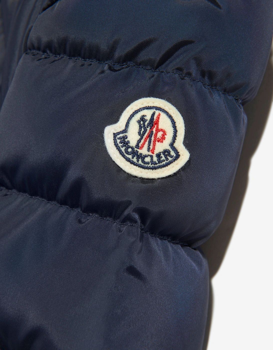 Enfant Girls Down Padded Charpel Long Coat in Navy