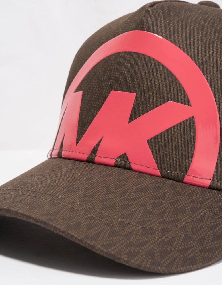 Girls Logo Cap in Brown
