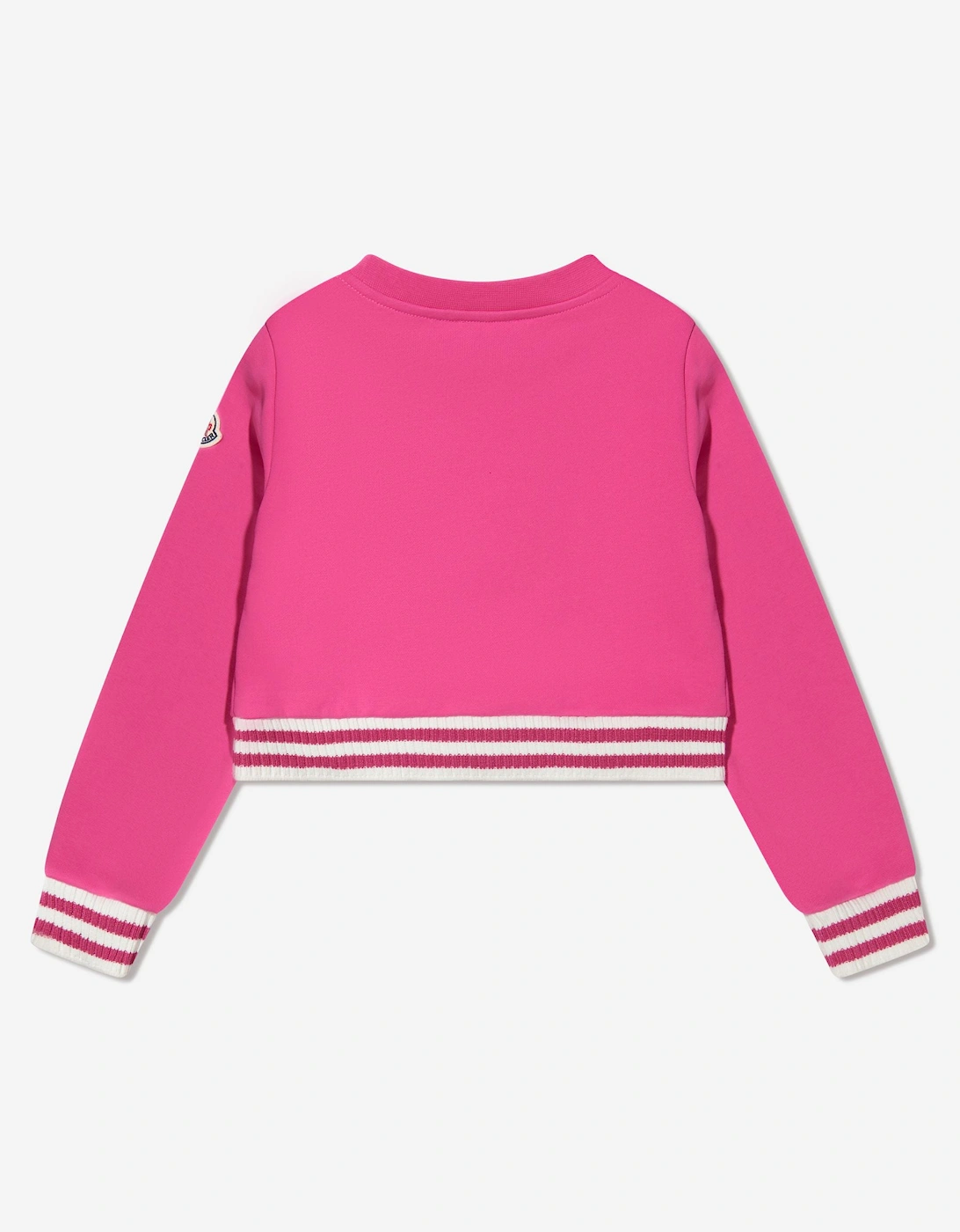 Enfant Girls Bear Print Sweatshirt in Pink