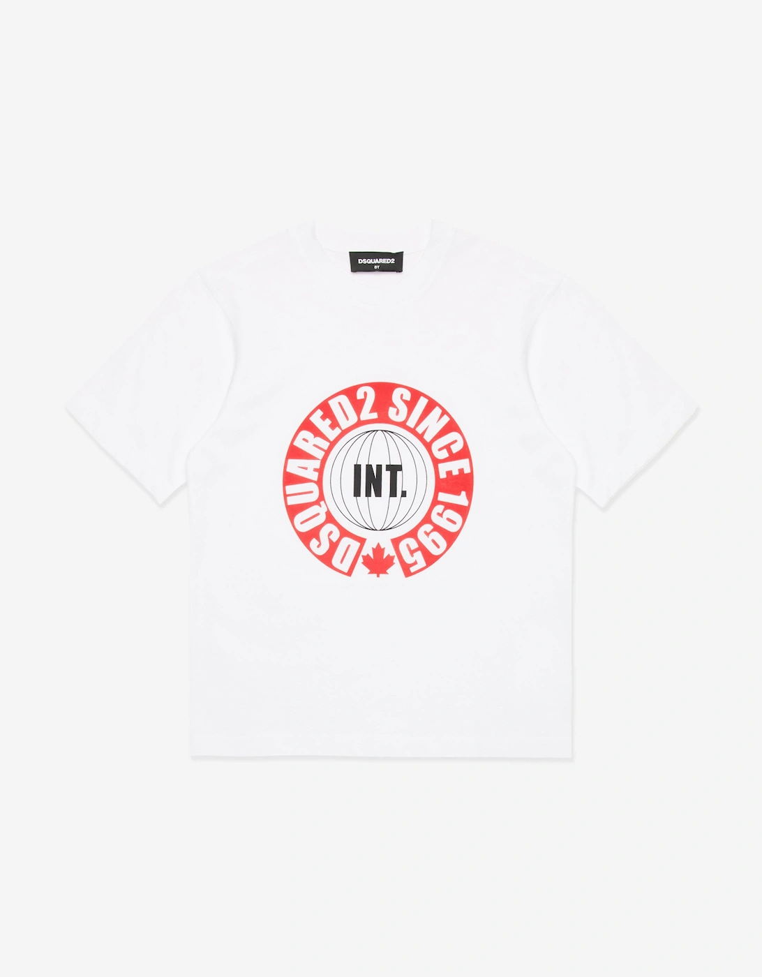 Kids Slouch Fit Logo T-Shirt in White, 5 of 4