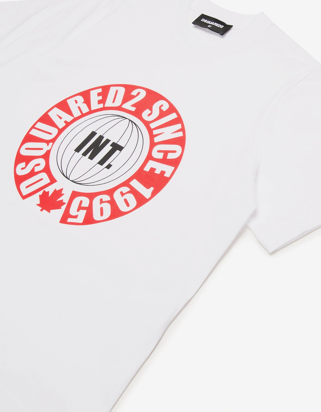 Kids Slouch Fit Logo T-Shirt in White