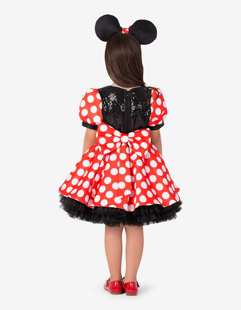 Girls Minnie Mouse Costume in Multicolour