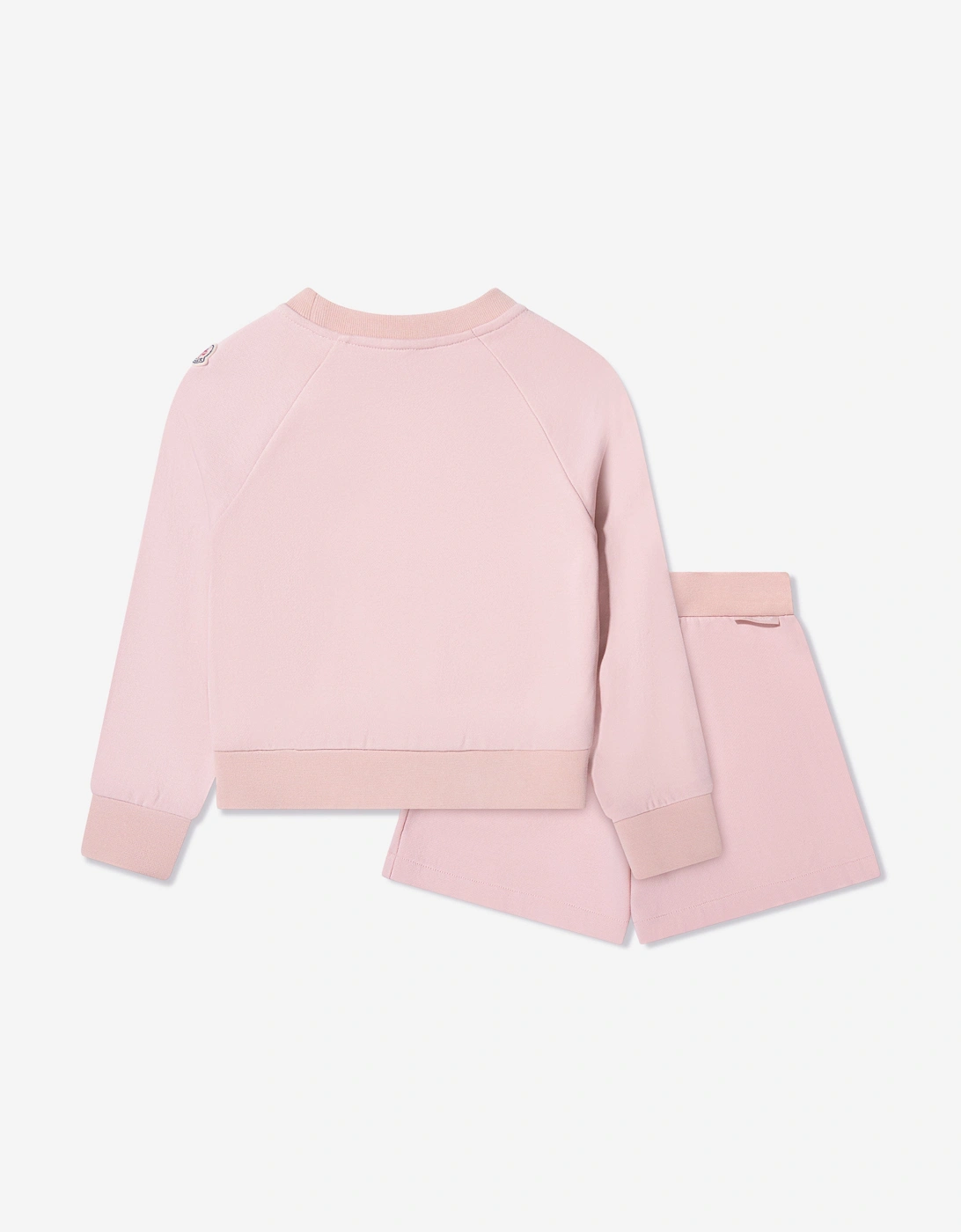 Enfant Girls Sweater and Shorts Set in Pink