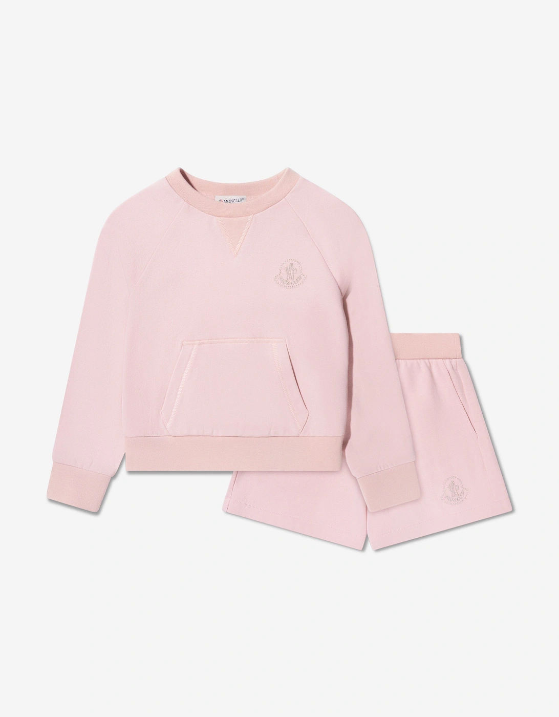 Enfant Girls Sweater and Shorts Set in Pink, 5 of 4
