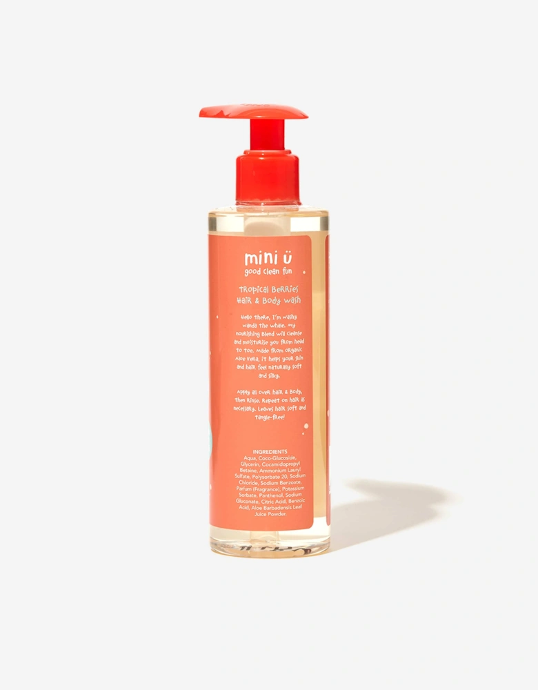 Kids Tropical Berries Hair and Body Wash in Orange