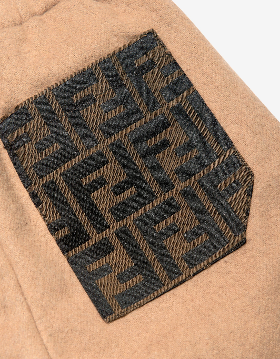 Boys FF Pocket Flannel Trousers in Beige