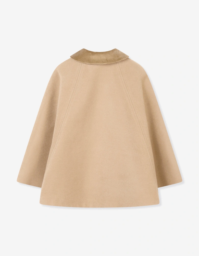 Girls Cape in Beige