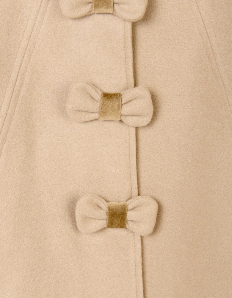 Girls Cape in Beige