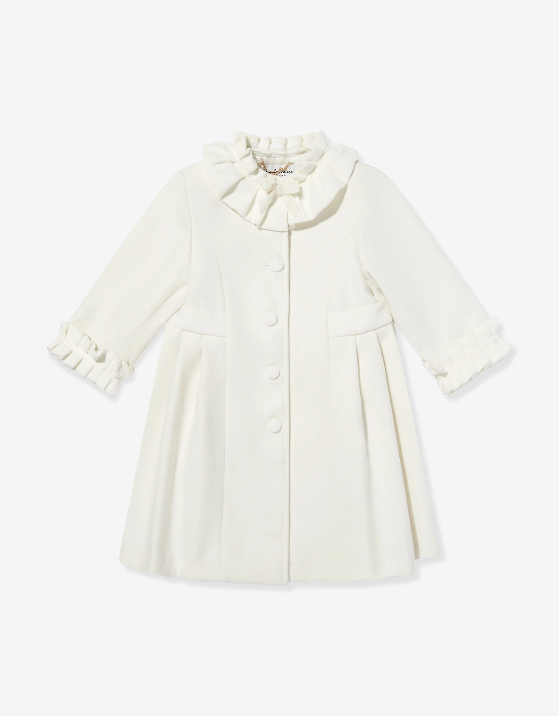 Girls Coat and Hat Set in Ivory