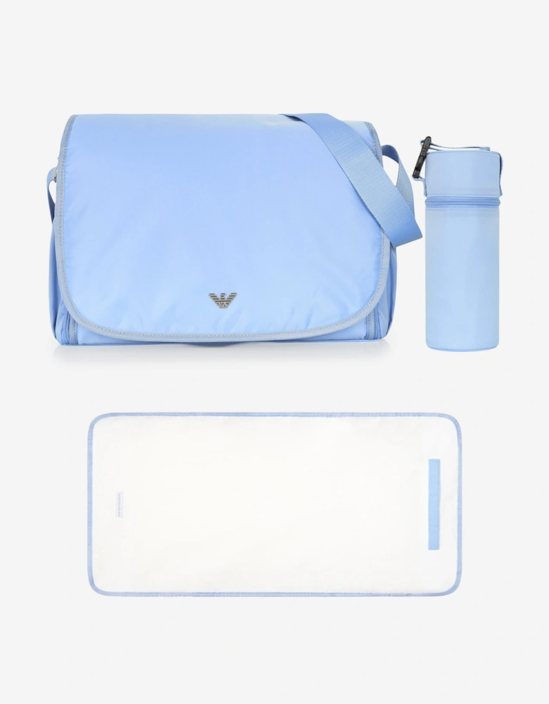 Baby Logo Changing Bag in Blue (36cm)
