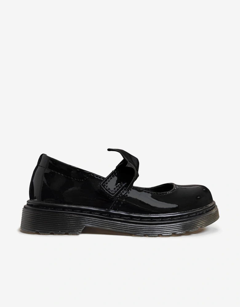 Girls Maccy II Patent Leather Mary Jane Shoes in Black