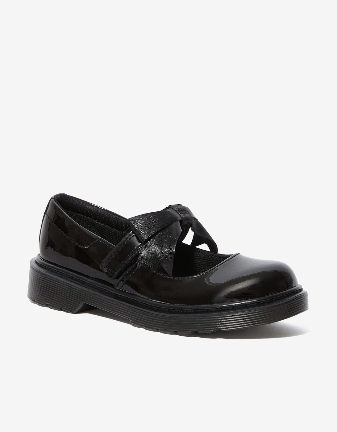 Girls Maccy II Patent Leather Mary Jane Shoes in Black