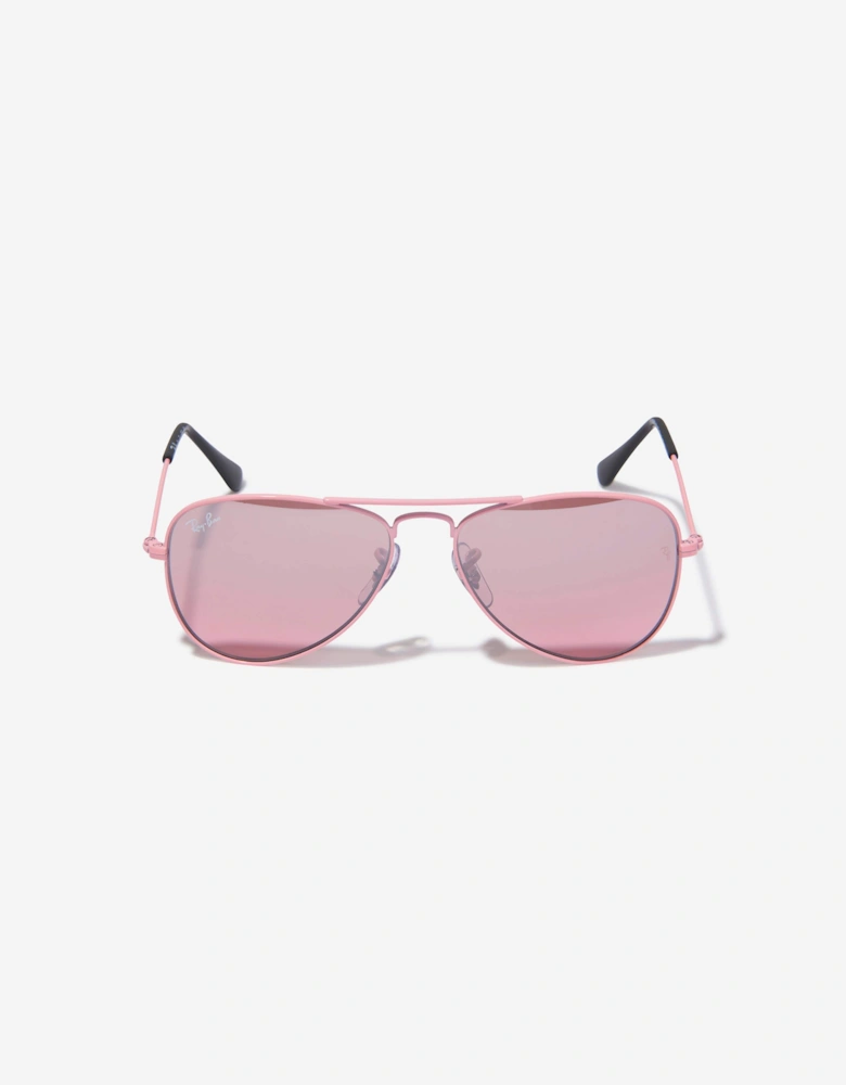 Kids Aviator Sunglasses in Pink