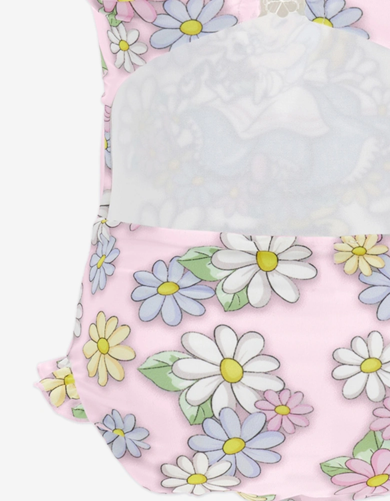 Baby Girls Daisy Swimsuit in Pink