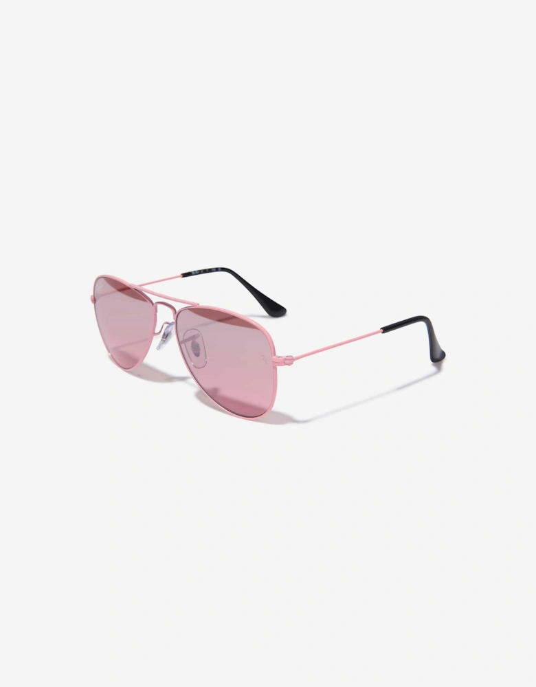 Kids Aviator Sunglasses in Pink