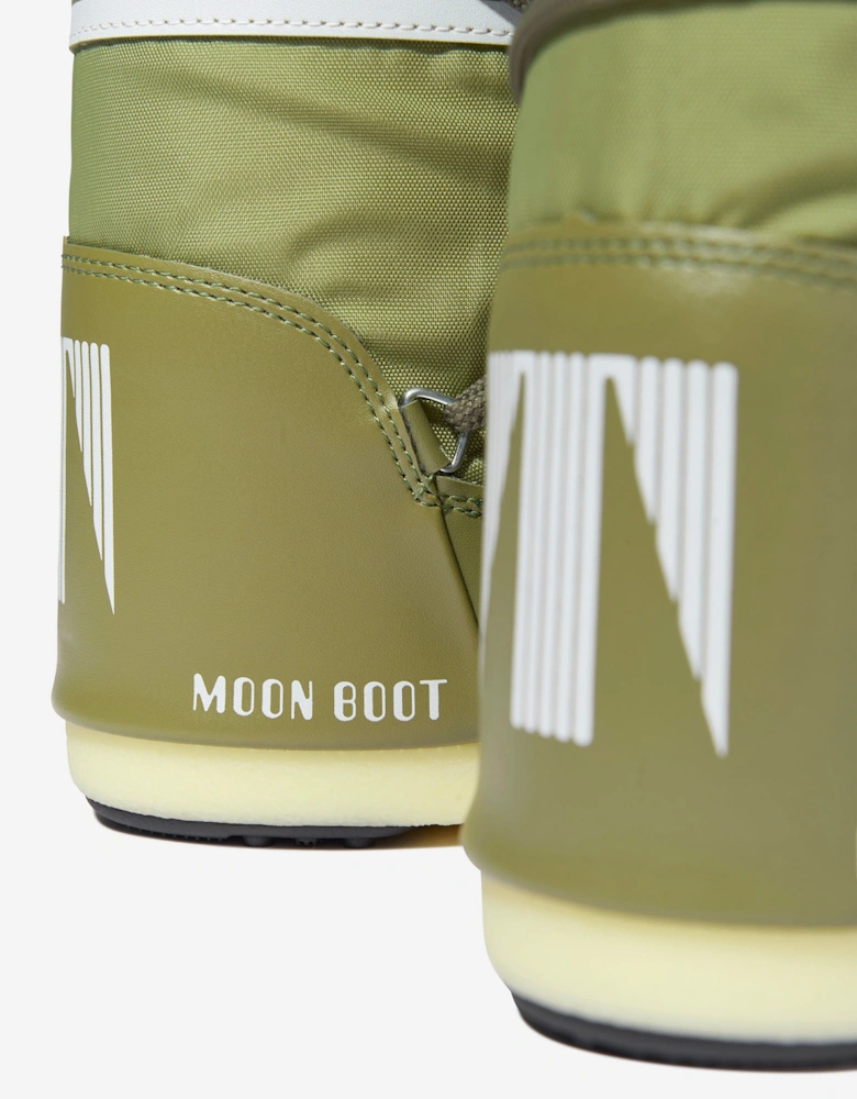 Moon Boot Kids Icon Nylon Snow Boots in Green