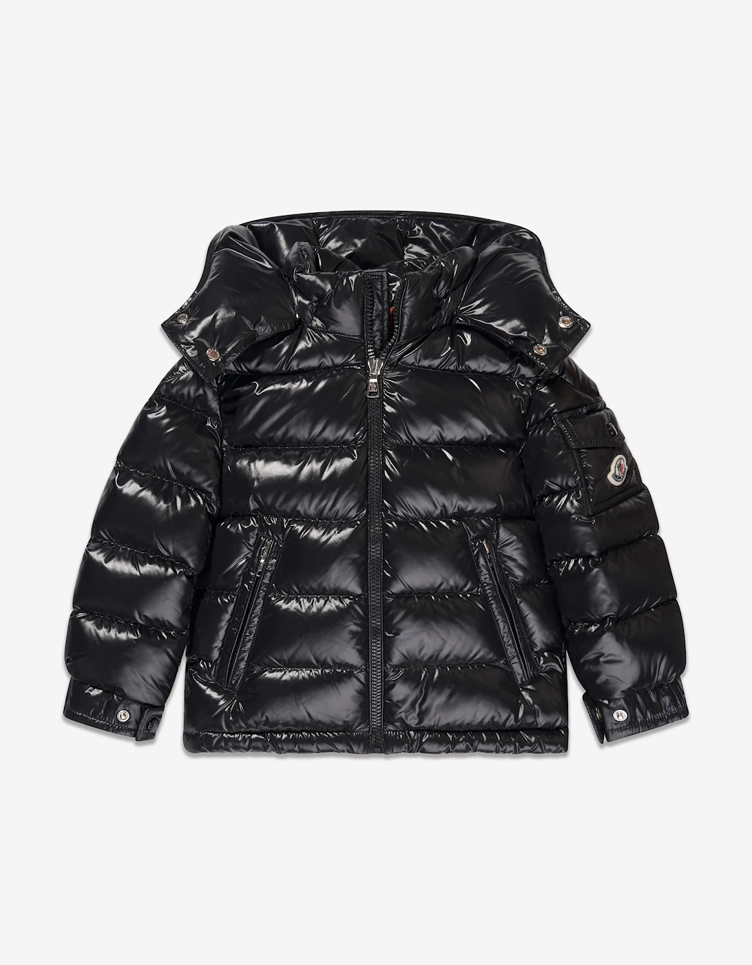 Moncler Enfant Boys Black Down Padded New Maya Jacket In - 6 Yrs - Image 3