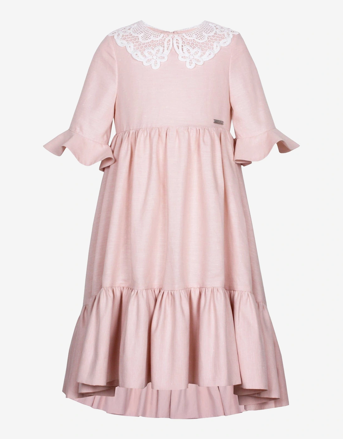Girls Billie Dress in Pink, 5 of 4