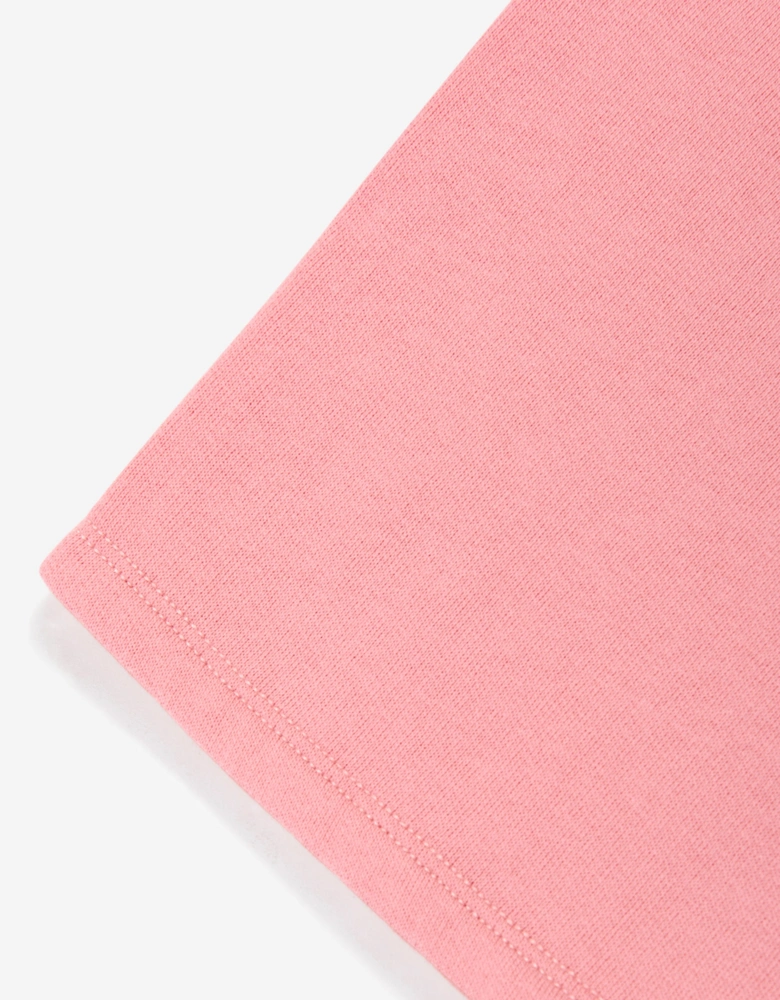 Girls Wide Leg Joggers in Pink