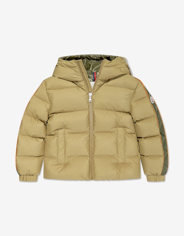Enfant Boys Down Padded Benton Jacket in Green