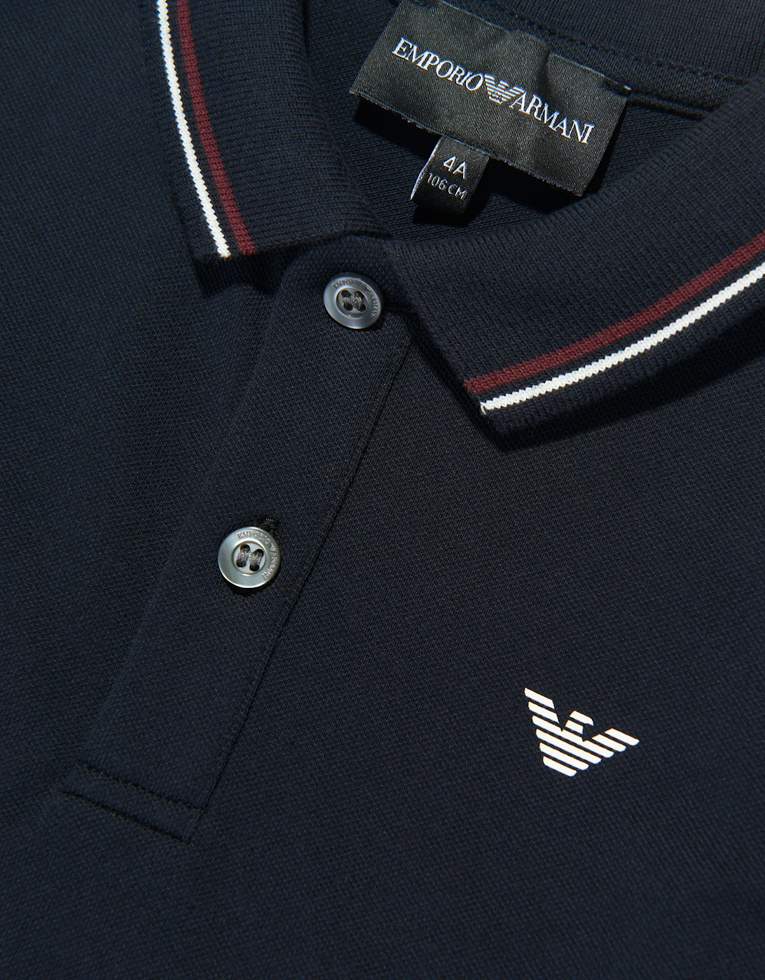 Baby Boys Logo Polo Shirt in Navy
