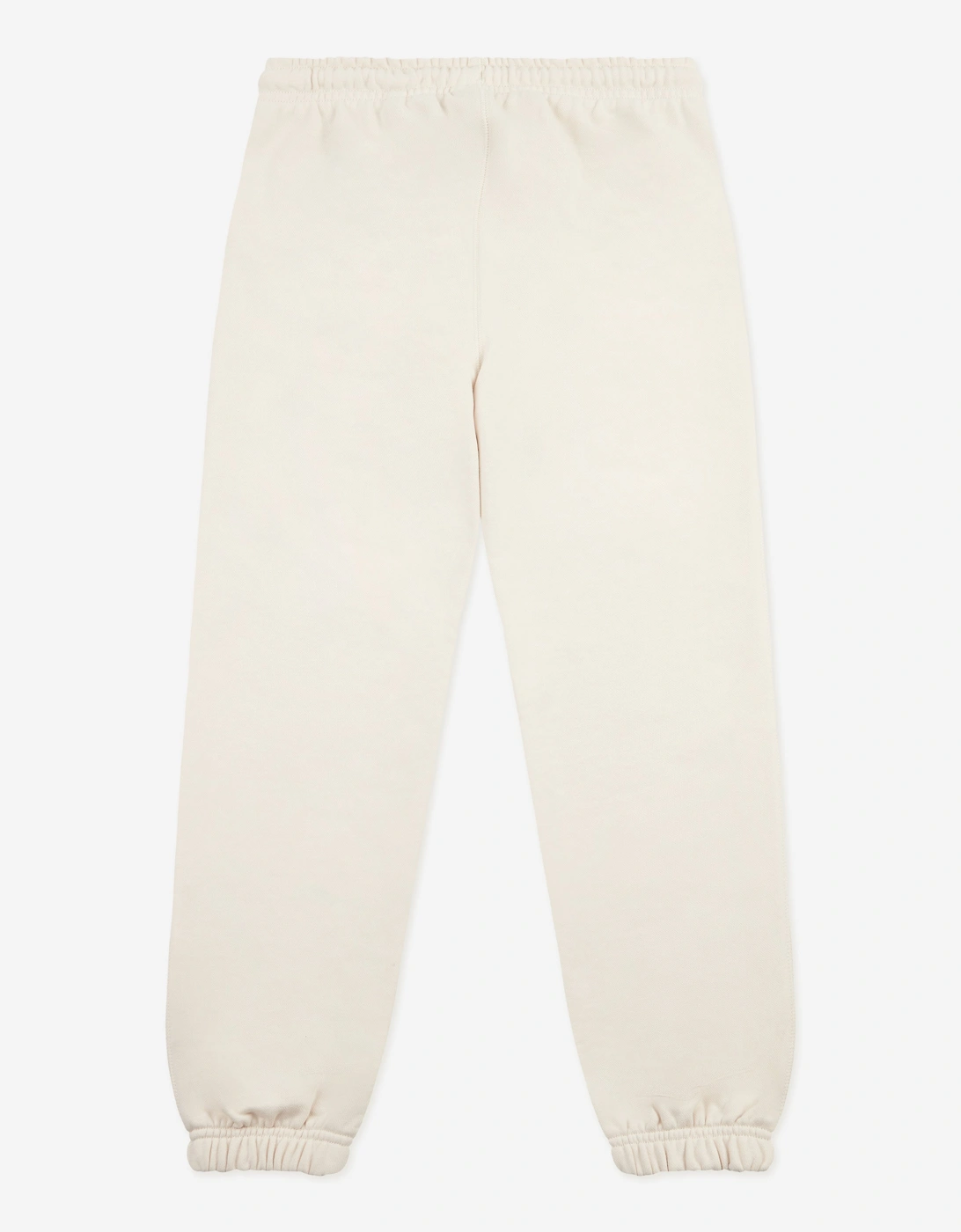 Girls French Terry Small Logo Joggers in Beige