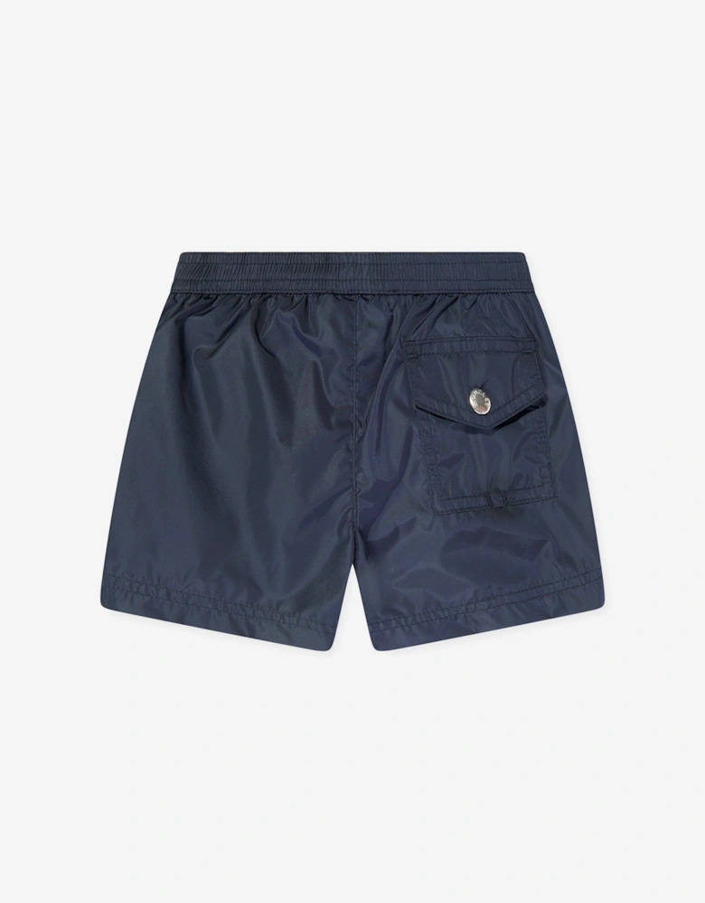 Baby Boys Logo Swim Shorts in Navy