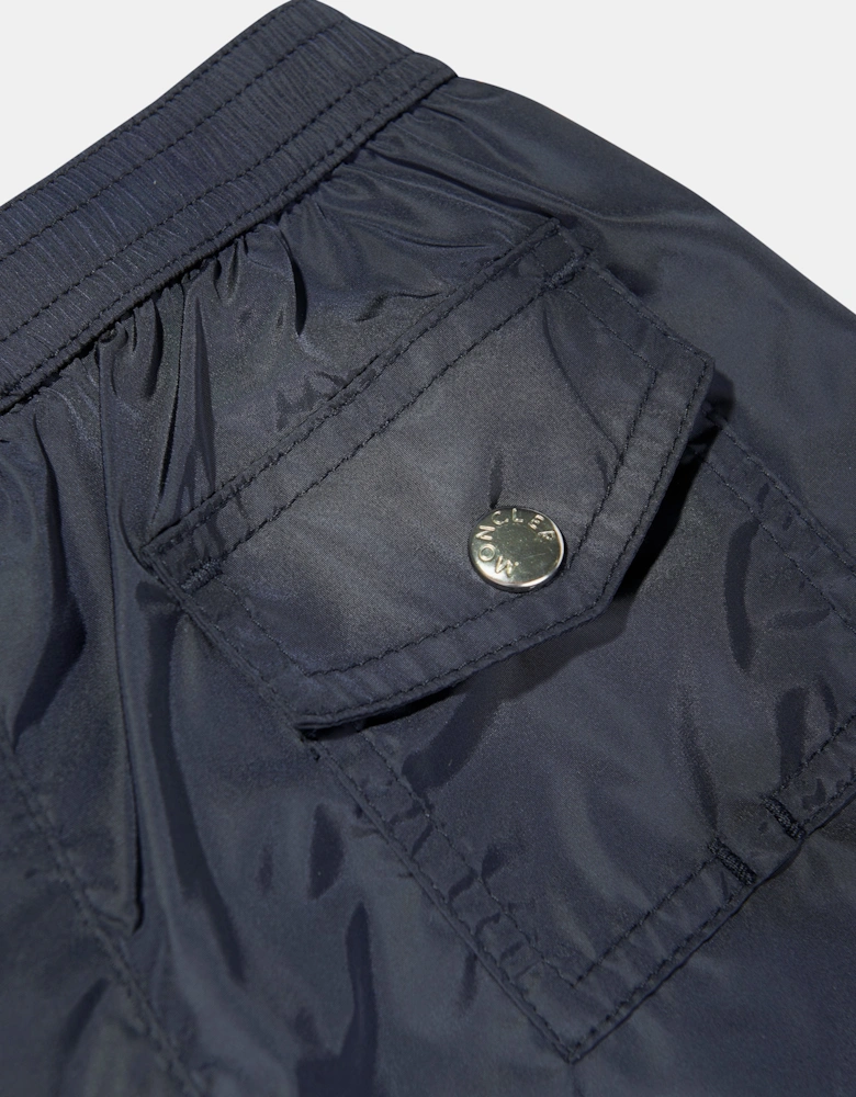 Baby Boys Logo Swim Shorts in Navy