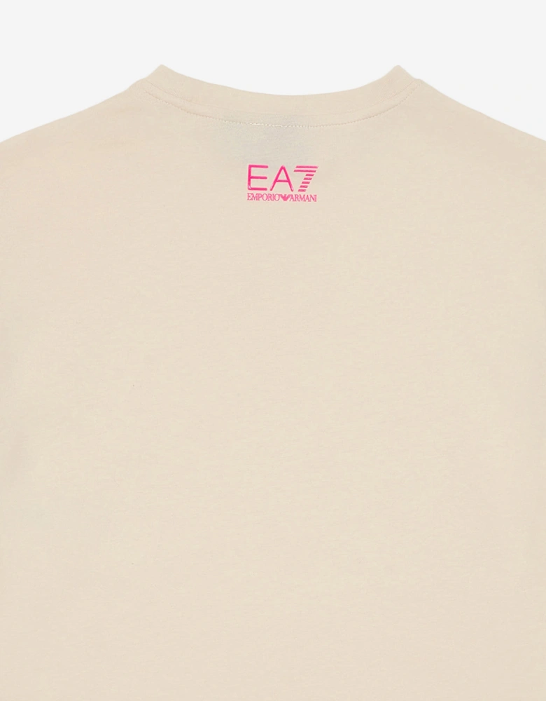 Girls Logo T-Shirt in Ivory