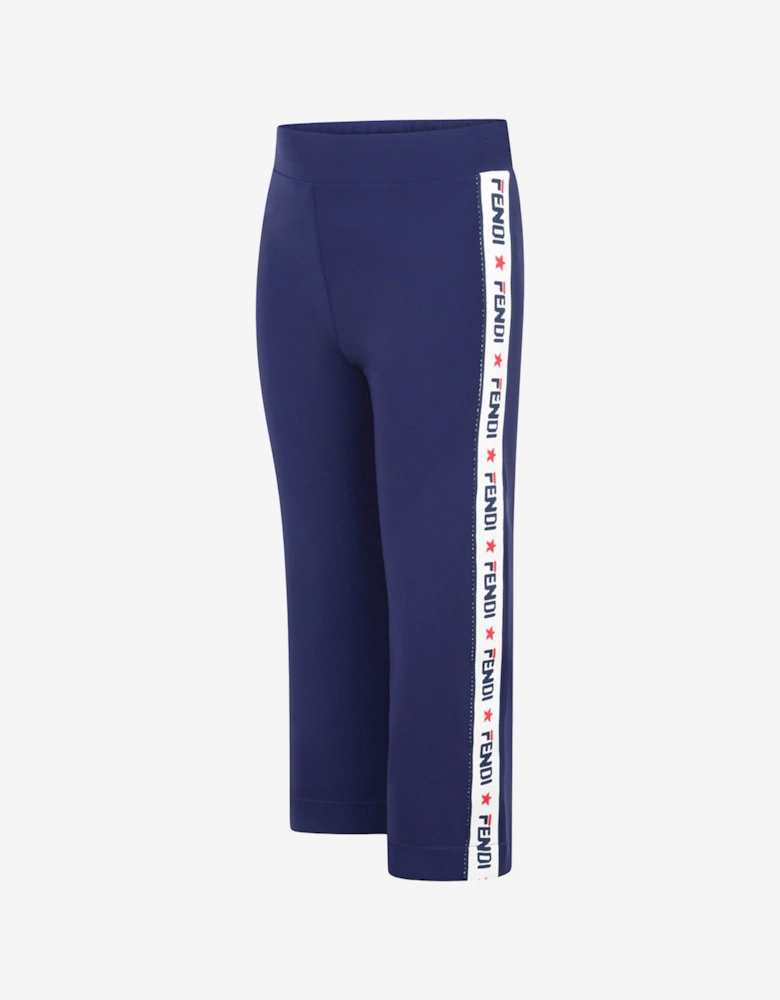 Mania Logo Trim Trousers