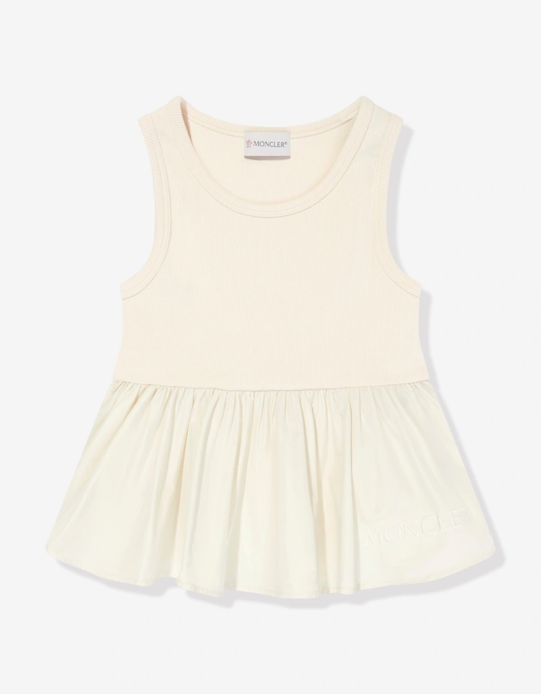 Enfant Girls Sleeveless Top in Ivory