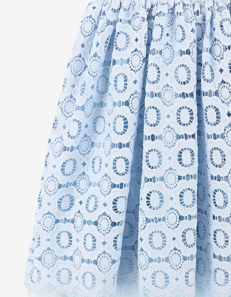 Angels Face Girls Corella Lace Dress in Blue