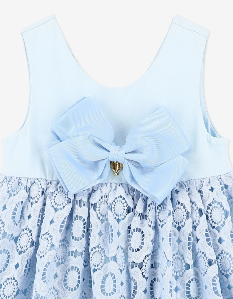 Angels Face Girls Corella Lace Dress in Blue
