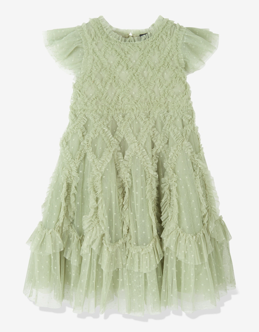 Girls Rosella Dress in Green, 5 of 4