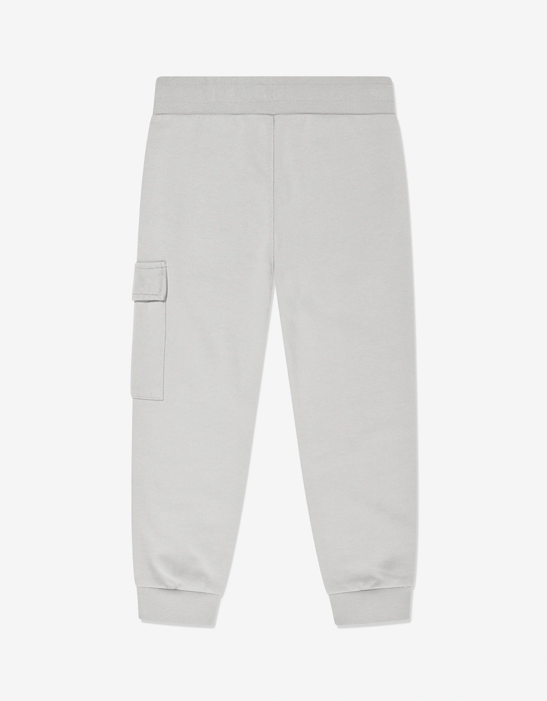 C.P. Company Boys Cargo Lens Joggers in Grey