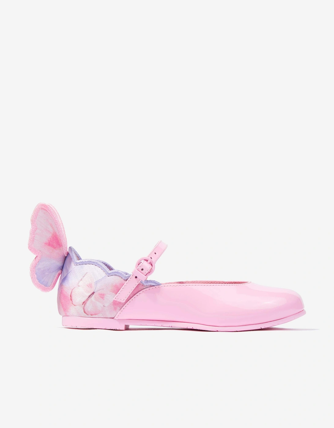 Girls Chiara Flat in Pink, 5 of 4
